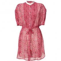 Edun Rose Diffusion Print Shirt Dress