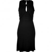 Versace Black Drape Dress