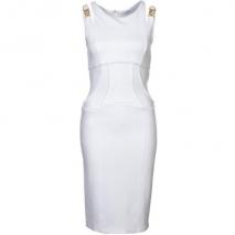 Versace Collection Cocktailkleid / festliches Kleid bianco ottico 