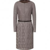 Akris Warm Taupe Belted Dress