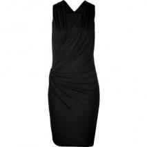 Edun Black Drape Front Dress