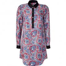 Juicy Couture Indian Gem Paisley Print Silk Tunic