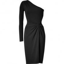 Michael Kors Black One Shoulder Dress