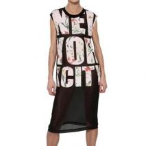3.1 Phillip Lim New York City Bedrucktes Chiffonkleid 3.1 Phillip Lim New York City Bedrucktes Chiffonkleid