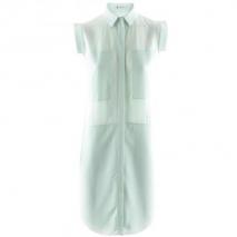 Alexander Wang Mint Silk Blouse Dress