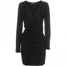 Amor&Psyche Drape Front Black Amor&Psyche Drape Front Black