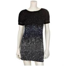 Amor & Psyche Pailletten-Kleid Schwarz Amor & Psyche Pailletten-Kleid Schwarz