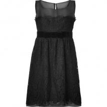 Anna Sui Black Botanic Lace Kleid
