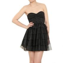 Au Jour Le Jour Woll Spitze Und Tüll Bustier Kleid Au Jour Le Jour Woll Spitze Und Tüll Bustier Kleid