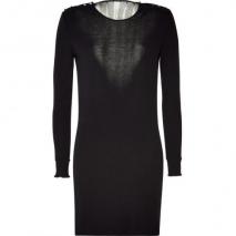 Azzaro Black Knitted Myrica Dress with Ressille Back