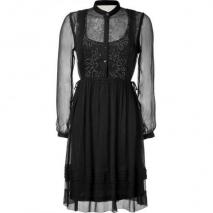 Day Birger et Mikkelsen The Iris Black Bead-Embellished Dress
