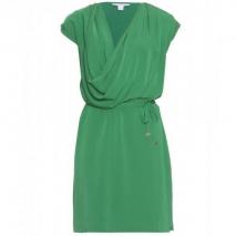 Diane von Furstenberg New Reara Drapiertes Kleid Grün