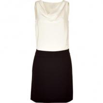 DKNY Black and White Combo Kleid