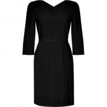DKNY Black Wool Kleid