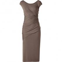 Donna Karan Nougat Draped Jersey Kleid