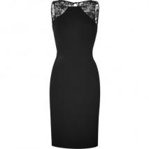 Emilio Pucci Black Dress with Lace Inserts