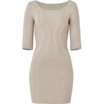 Faith Connexion Taupe Knitted Bandage Dress