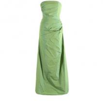 Fashionart Ballkleid grün Trägerlos 