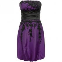 Fashionart Ballkleid purple Trägerlos 