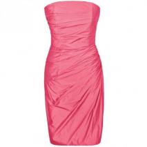 Fashionart Cocktailkleid / festliches Kleid pink ohne Träger 