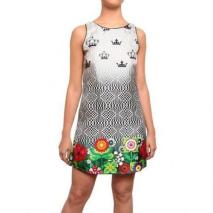 Fattori Optical Druck Kleid Fattori Optical Druck Kleid
