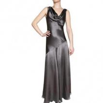 Galliano Satin Evening Gown Kleid