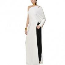 Givenchy Langes Viskosen Cady Stretch Kleid