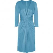 Issa Aquamarine Silk Jersey Dress