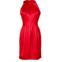Issa Scarlet Double Silk Satin Dress