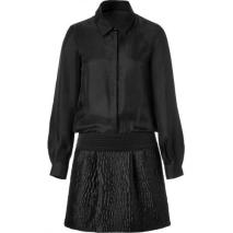 Jay Ahr Black Jacquard Combo Dress Jay Ahr Black Jacquard Combo Dress