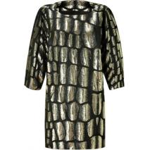 Jay Ahr Gold and Black Brocade Dress Jay Ahr Gold and Black Brocade Dress