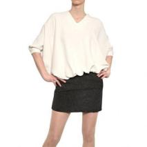 Jay Ahr Jersey Und Laminiertes Leder Kleid Jay Ahr Jersey Und Laminiertes Leder Kleid