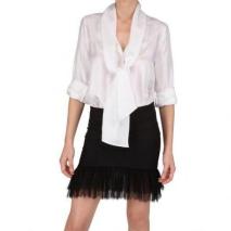 Jay Ahr Seiden Twill Und Seiden Crepe Kleid Jay Ahr Seiden Twill Und Seiden Crepe Kleid