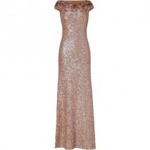 Jenny Packham Pebble Allover Sequined Gown