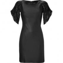 Jitrois Black Leather Josephine Dress