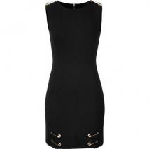 Juicy Couture Pitch Black Studded Pin Dress