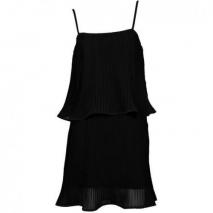 La Fee Maraboutee Plissee-Kleid schwarz