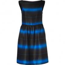 Marc by Marc Jacobs Blue Aster-Multi Striped Cotton-Silk Lida Dress