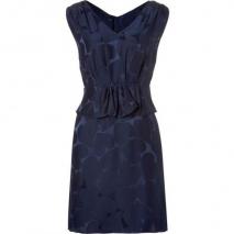 Marc by Marc Jacobs Ink Blue Big Hearted Jacquard Dress