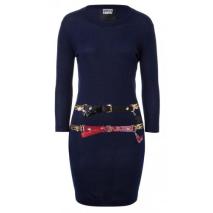 Markus Lupfer Strickkleid Blau Markus Lupfer Strickkleid Blau