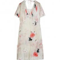 Marni Floral Print Pleat Dress