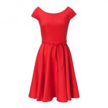 Milly Sophia Circle Skirt Dress Rot