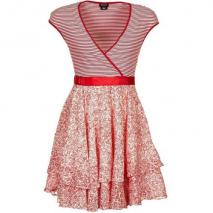 Miss Sixty Witty Dress Sommerkleid rot/weiß 