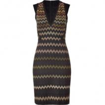 Missoni Graphite/Jade Patterned Knit-Dress