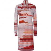 Missoni Saffron/Taupe Wool-Blend Variegated Knit Dress