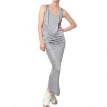 Mm6 Di M.M.Margiela Washed Cupro Langes Kleid Mm6 Di M.M.Margiela Washed Cupro Langes Kleid