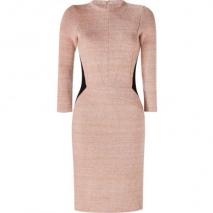No.21 Blush Variegated Knit Dress with Lace Sides