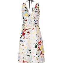 Paul Smith White Multicolor Halter Dress Paul Smith White Multicolor Halter Dress
