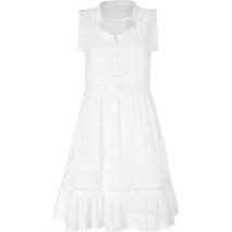 Philosophy di Alberta Ferretti White Sleeveless Cotton Romantic Dress Philosophy di Alberta Ferretti White Sleeveless Cotton Romantic Dress