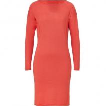 Ralph Lauren Black Sorbet Orange Cashmere-Silk Knit Dress